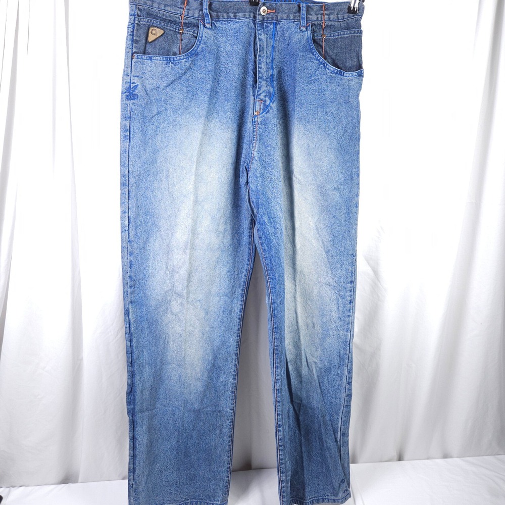 VTG Akademiks Men's‎ Distressed Jeans Size 40 Vintage Y2K 40x34 Hong Kong